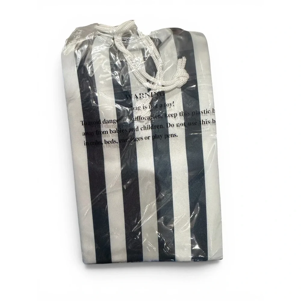 Bang & Carsen XL Microfiber Beach Towel‎ 35x79 Quick Dry Sandproof Navy Stripe